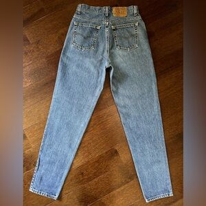 WOMENS VINTAGE LEVI 16521 0807 RED TAB JEANS SIZE 8M